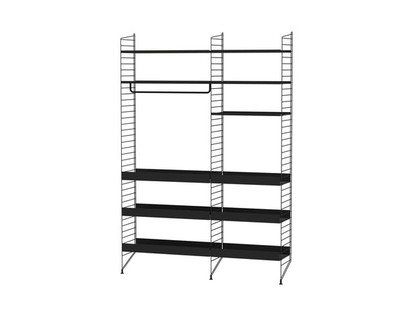 String Kitchen Shelving - Unit F - String Furniture - Shelving - White - HORNE