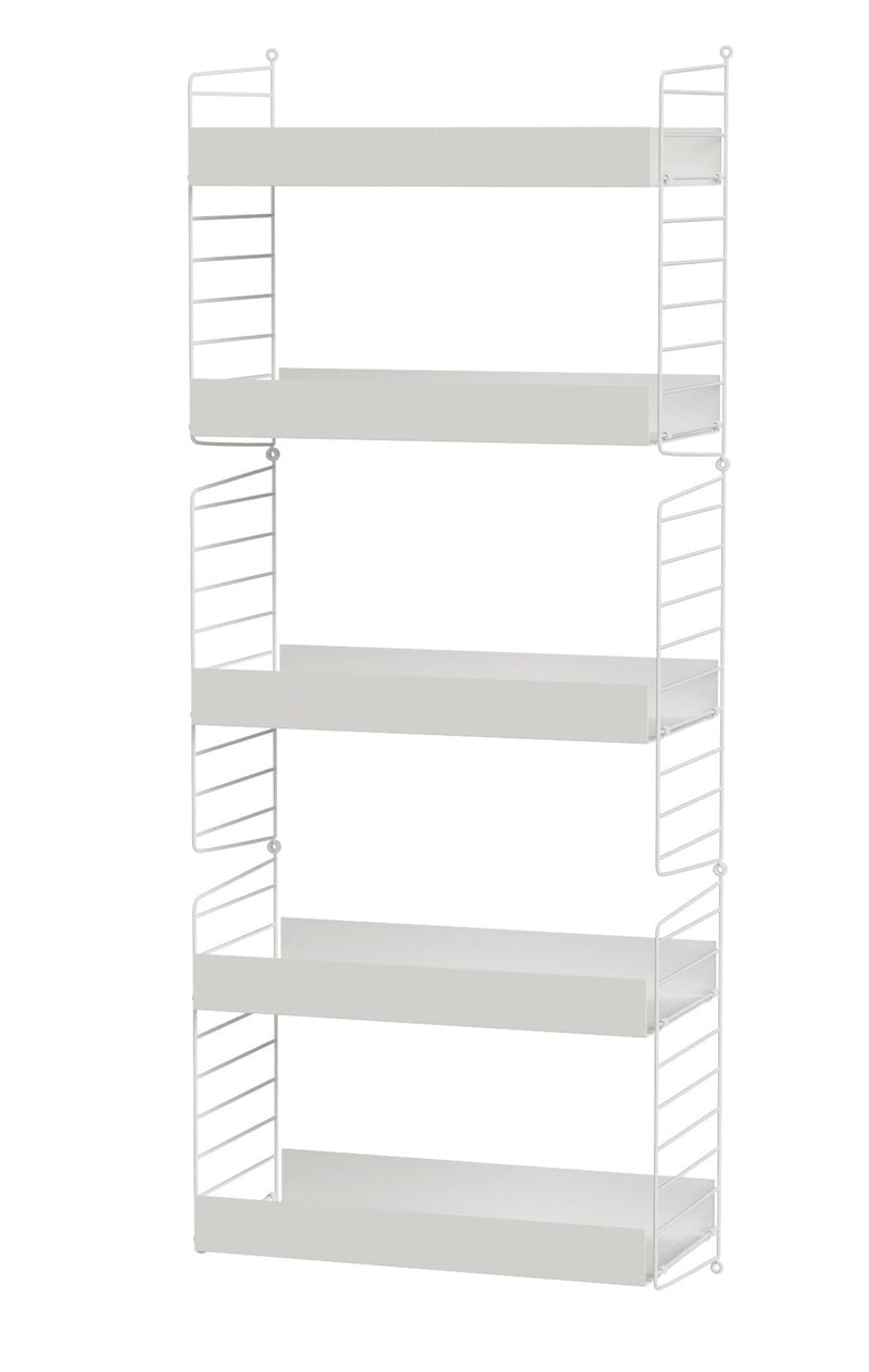 String Living Room Shelving - Unit B - String Furniture - Shelving - White - HORNE