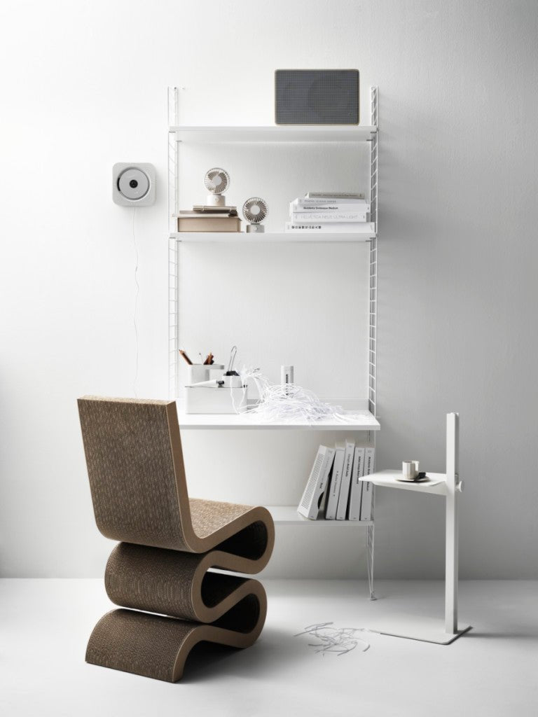 String Workspace Desk/Shelving - Unit A - String Furniture - Shelving - White - HORNE