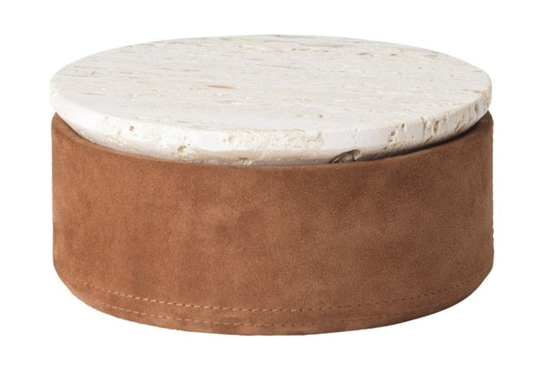 Suede Box - Kristina Dam - Storage + Organization - Small - HORNE