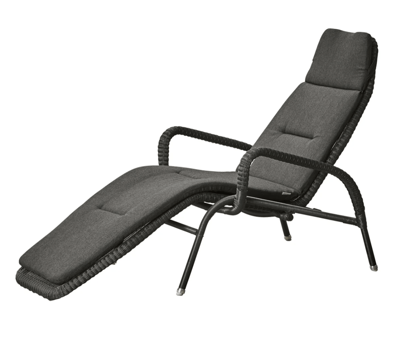 Sunrise Sunchair - Cane Line - Outdoor Furniture - Grey Natté w/QuickDry & Airflow System - HORNE