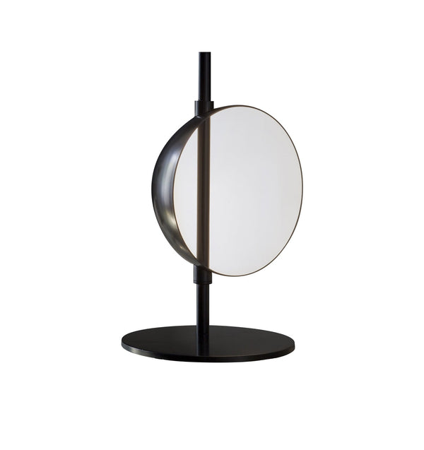 Superluna Table Lamp - Oluce - Table + Task - Black - HORNE