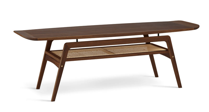 Surfboard Coffee Table - Warm Nordic - Tables - Oak - Without Shelf - HORNE