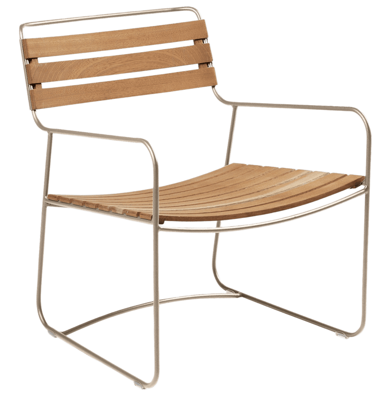 Surprising Teak Low Armchair - HORNE