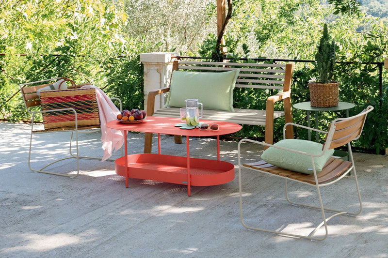 Surprising Teak Low Armchair - HORNE