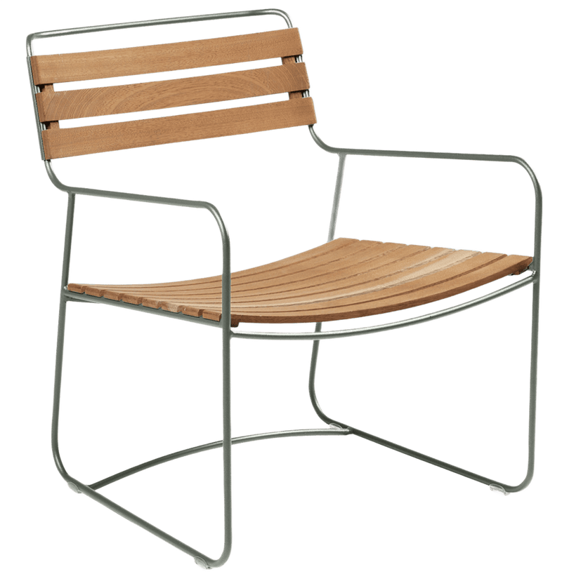 Surprising Teak Low Armchair - HORNE