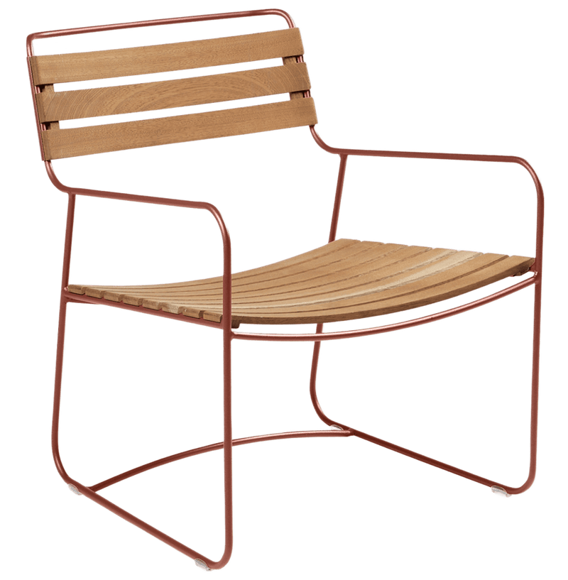 Surprising Teak Low Armchair - HORNE
