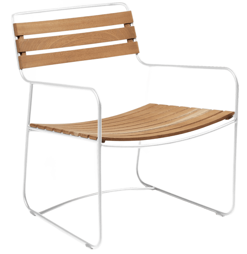 Surprising Teak Low Armchair - HORNE