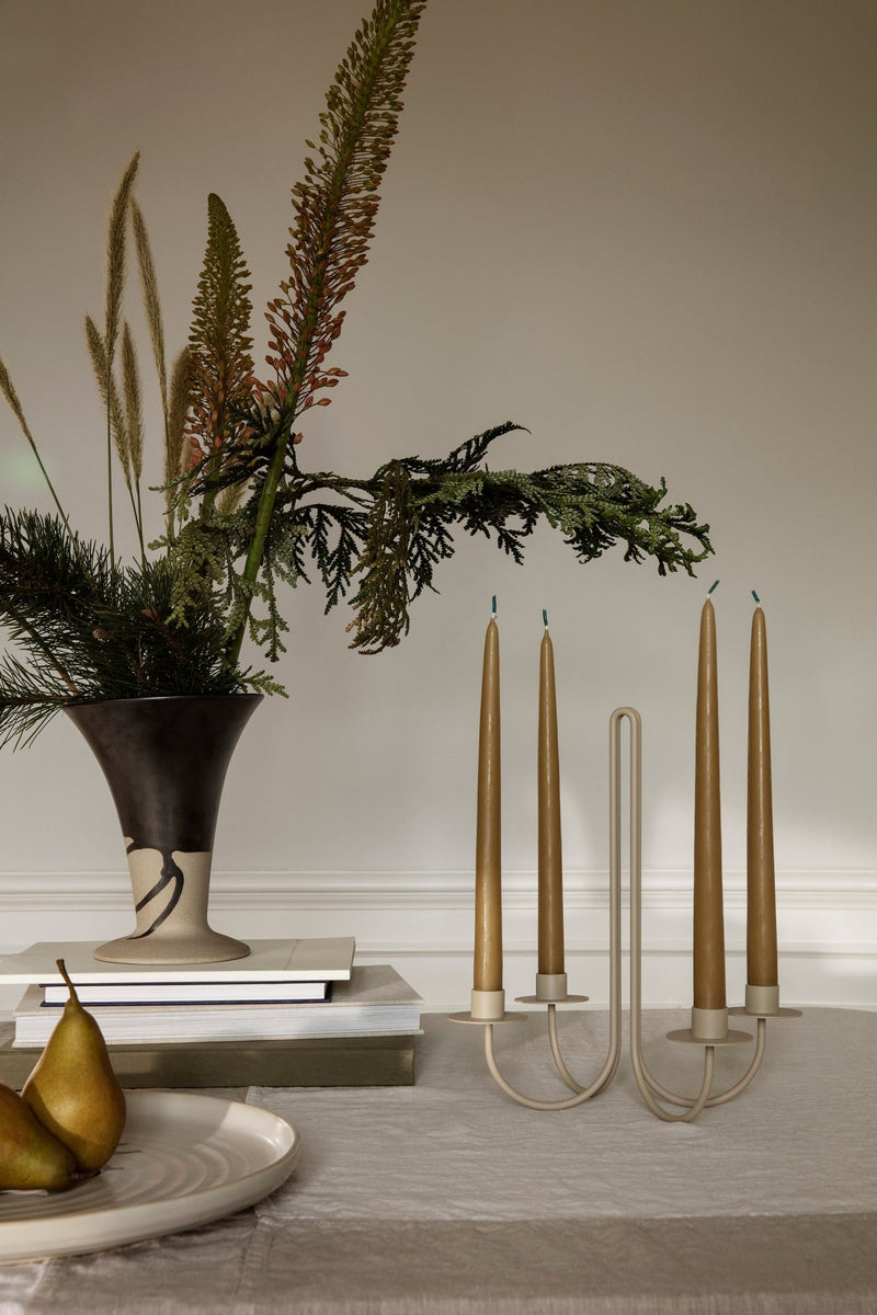 Sway Candelabra - Ferm Living - Candle Holders - Black - HORNE
