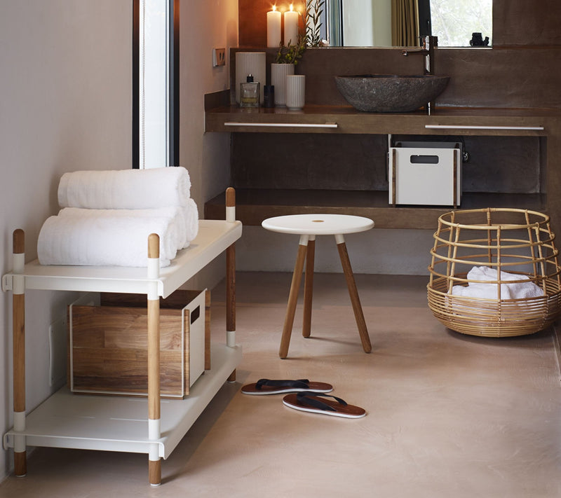 Sweep Basket - Round - Cane Line - Storage + Organization - HORNE