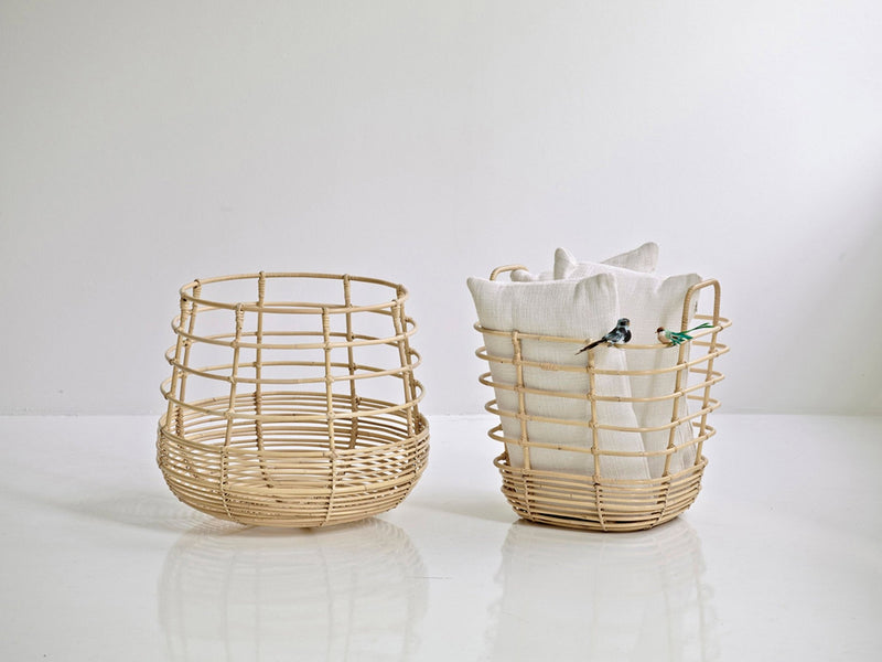 Sweep Basket - Square - Cane Line - Storage + Organization - HORNE