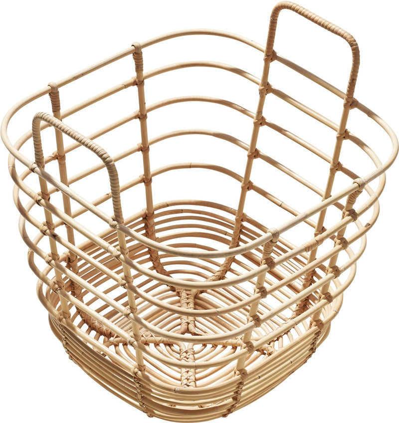 Sweep Basket - Square - Cane Line - Storage + Organization - HORNE