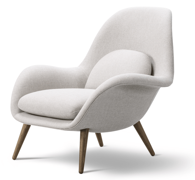 Swoon Lounge - Smoked Oak - Fredericia - Chairs - Hallingdal 130 - HORNE