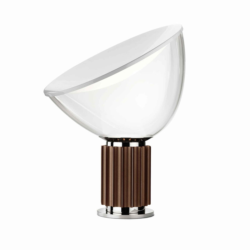 Taccia Dimmable Table Lamp - Flos - Table + Task - Anodize Silver - HORNE