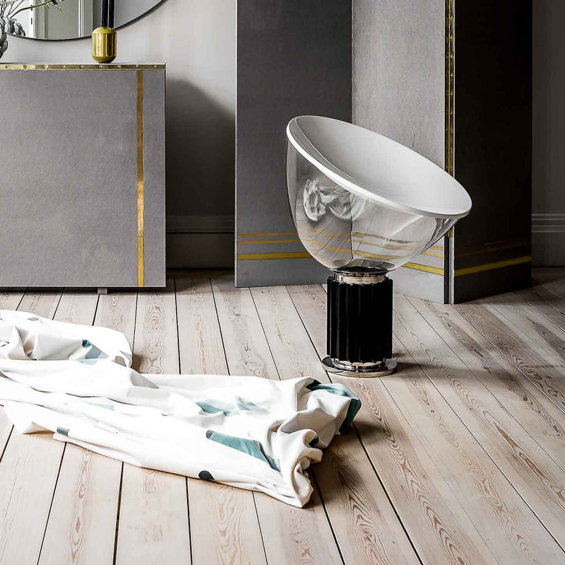 Taccia Dimmable Table Lamp - Flos - Table + Task - Anodize Silver - HORNE