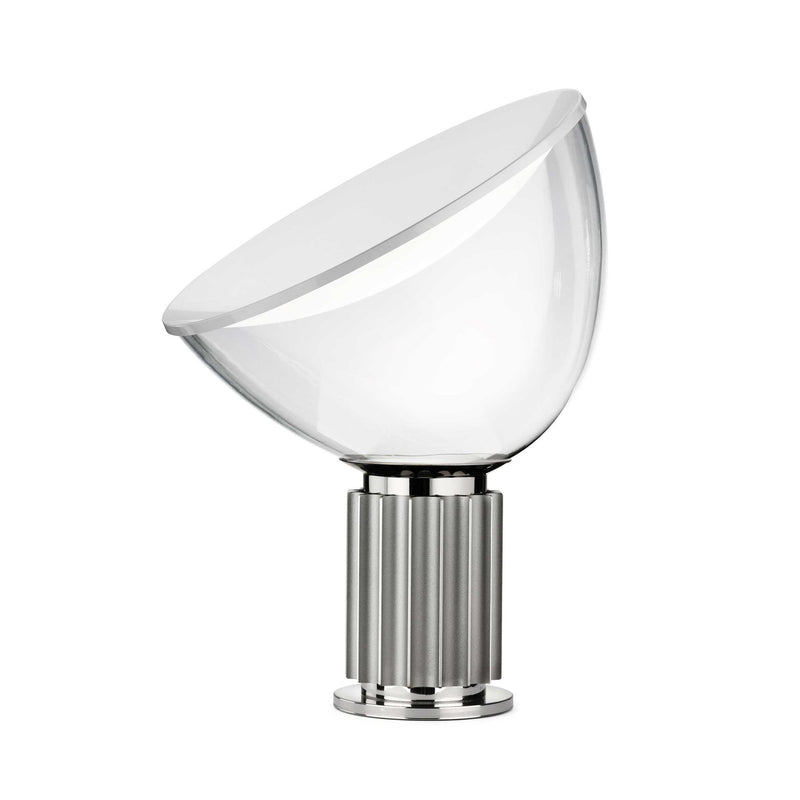 Taccia Dimmable Table Lamp - Flos - Table + Task - Anodize Silver - HORNE