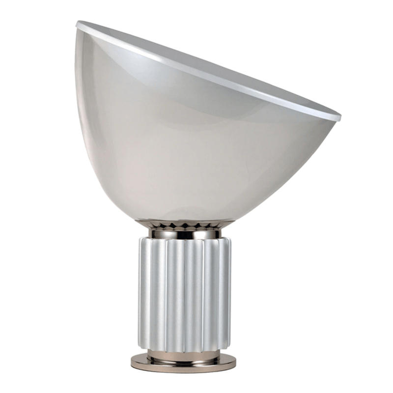 Taccia Dimmable Table Lamp - Flos - Table + Task - Anodize Silver - HORNE