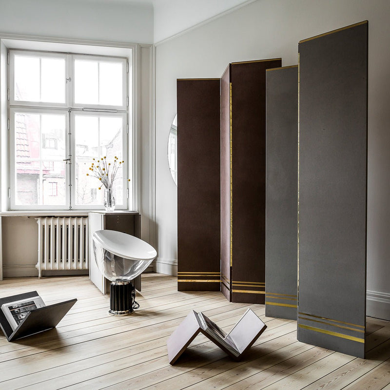 Taccia Dimmable Table Lamp - Flos - Table + Task - Anodize Silver - HORNE