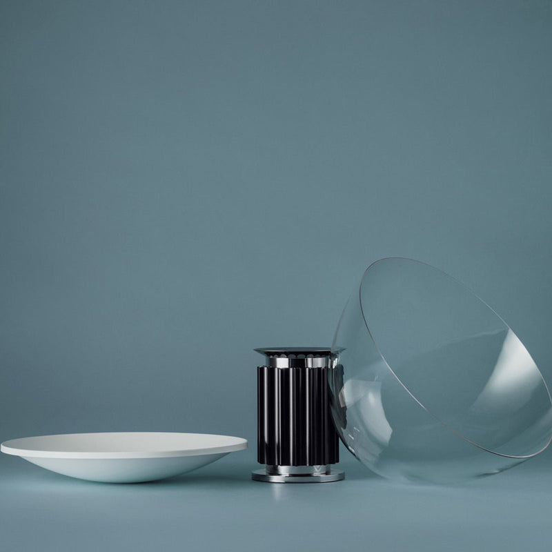 Taccia Dimmable Table Lamp - Flos - Table + Task - Anodize Silver - HORNE