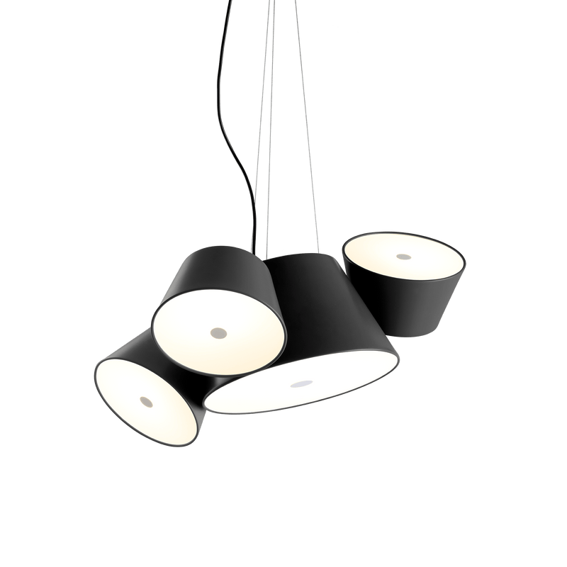 Tam Tam Pendant - 3 Shades - Marset - Chandeliers - Black - Black - HORNE