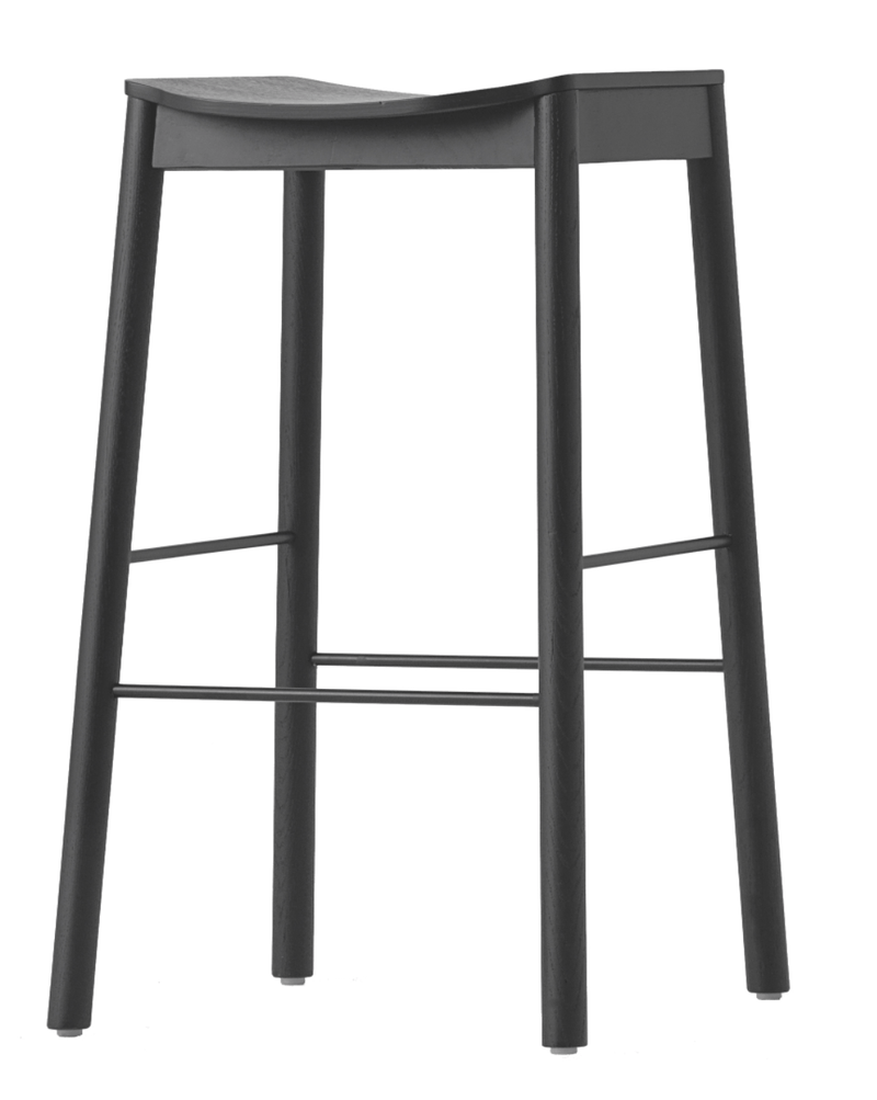 Tangerine Stool - Resident - Stools + Benches + Ottomans - With Back - Natural - HORNE