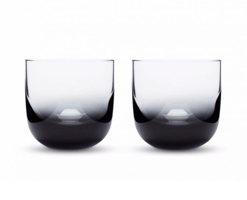Tank Whiskey Glass Black - Set of 2 - Tom Dixon - Drinkware - HORNE