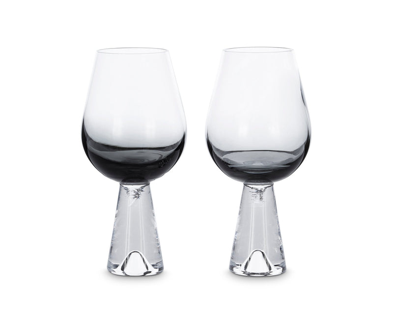 Tank Wine Glass Black - Set of 2 - Tom Dixon - Drinkware - HORNE