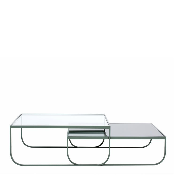 Tati Coffee Table 90 - Low - Asplund - Tables + Desks - P2 - White Stained Oak - 15 White - HORNE