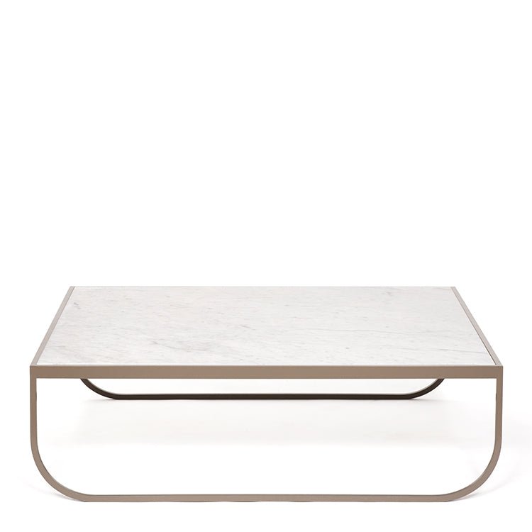Tati Coffee Table 90 - Low - Asplund - Tables + Desks - P2 - White Stained Oak - 15 White - HORNE