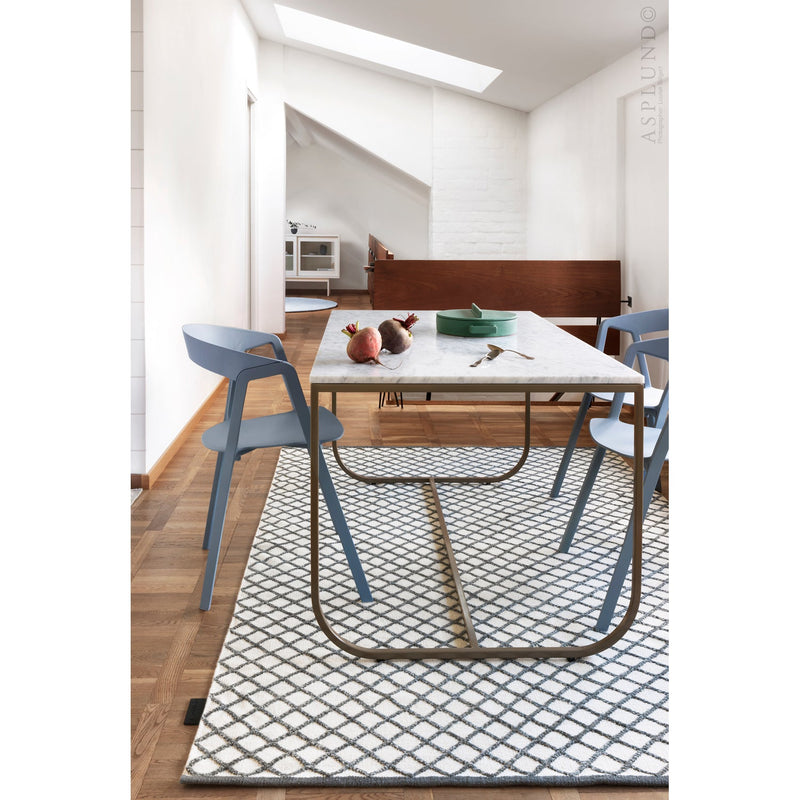 Tati Dining Table 140 - Asplund - Tables + Desks - Carrara Marble - 15 White - HORNE