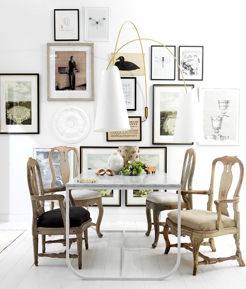 Tati Dining Table 140 - Asplund - Tables + Desks - Carrara Marble - 15 White - HORNE