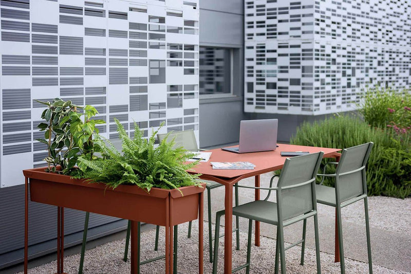 Terrazza Planter - Fermob - Planters - Medium - Acapulco Blue - HORNE