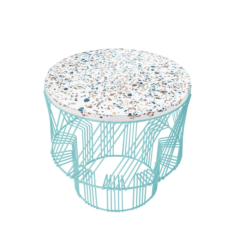 Terrazzo Side Table - Bend Goods - Tables - White - HORNE