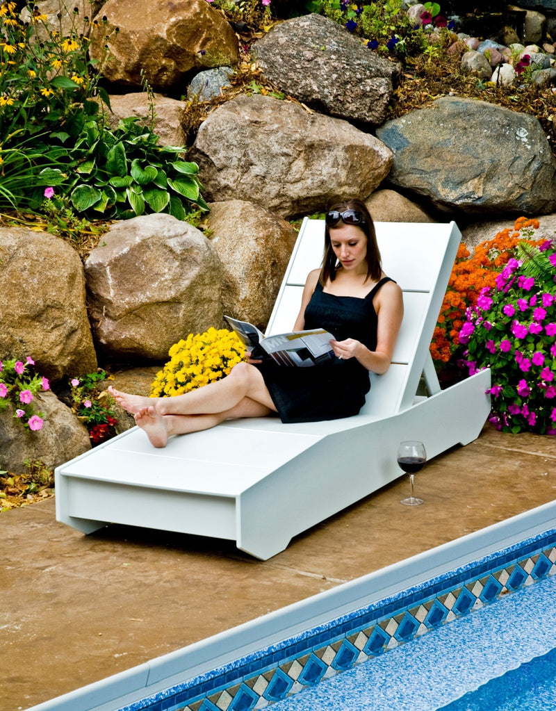 The 405 Chaise - Loll Designs - Outdoor Furniture - Black - HORNE