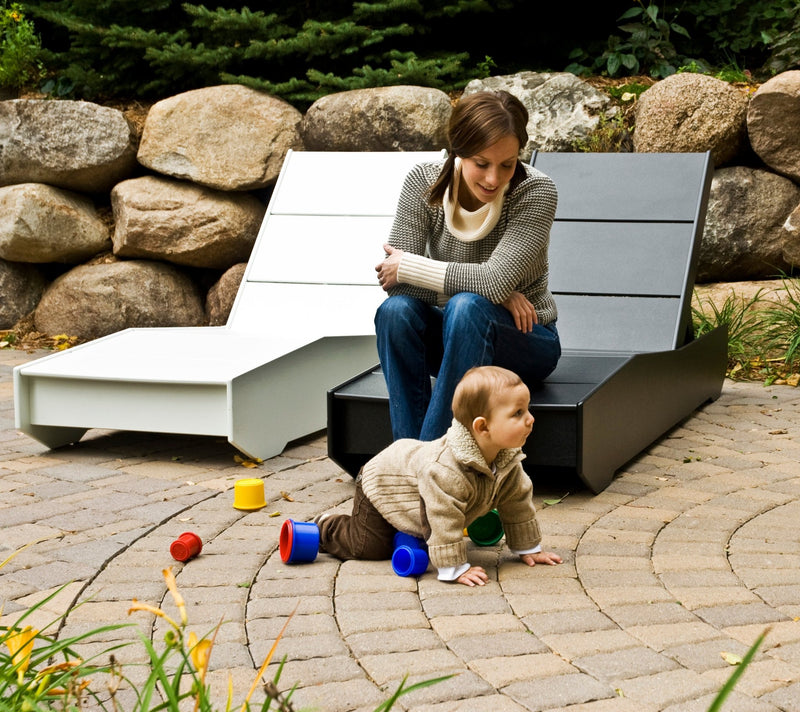 The 405 Chaise - Loll Designs - Outdoor Furniture - Black - HORNE