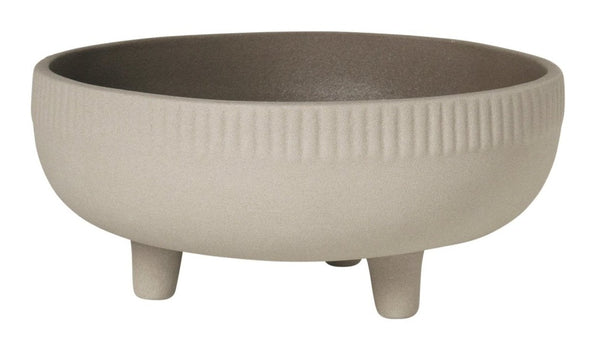 The Bowl Flowerpot - Kristina Dam - Outdoor Accessories - Medium - Sand - HORNE