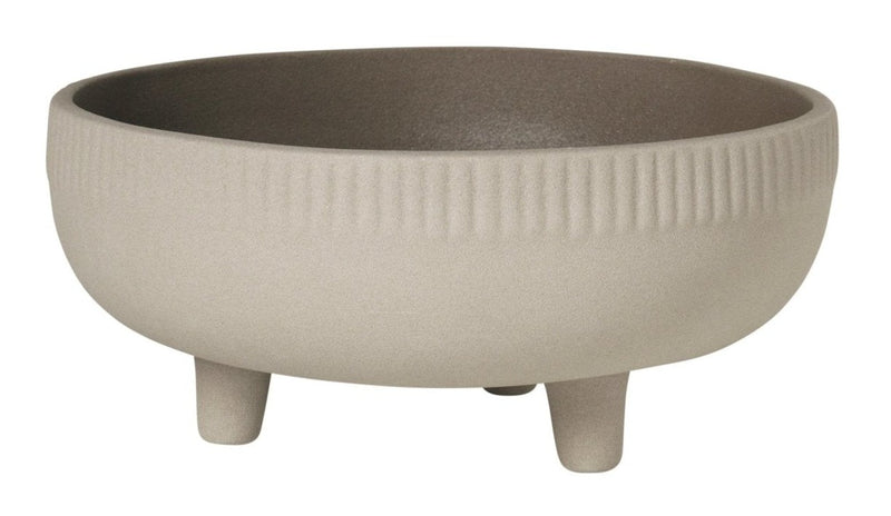 The Bowl Flowerpot - Kristina Dam - Outdoor Accessories - Small - Sand - HORNE