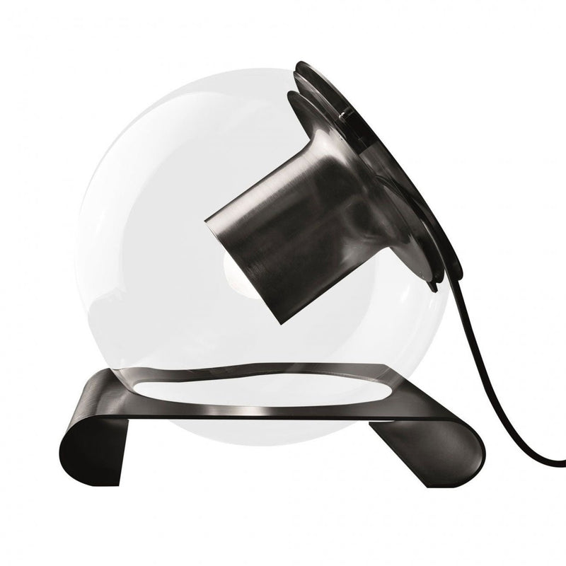 The Globe Table Lamp - Oluce - Table + Task - Nickel - HORNE