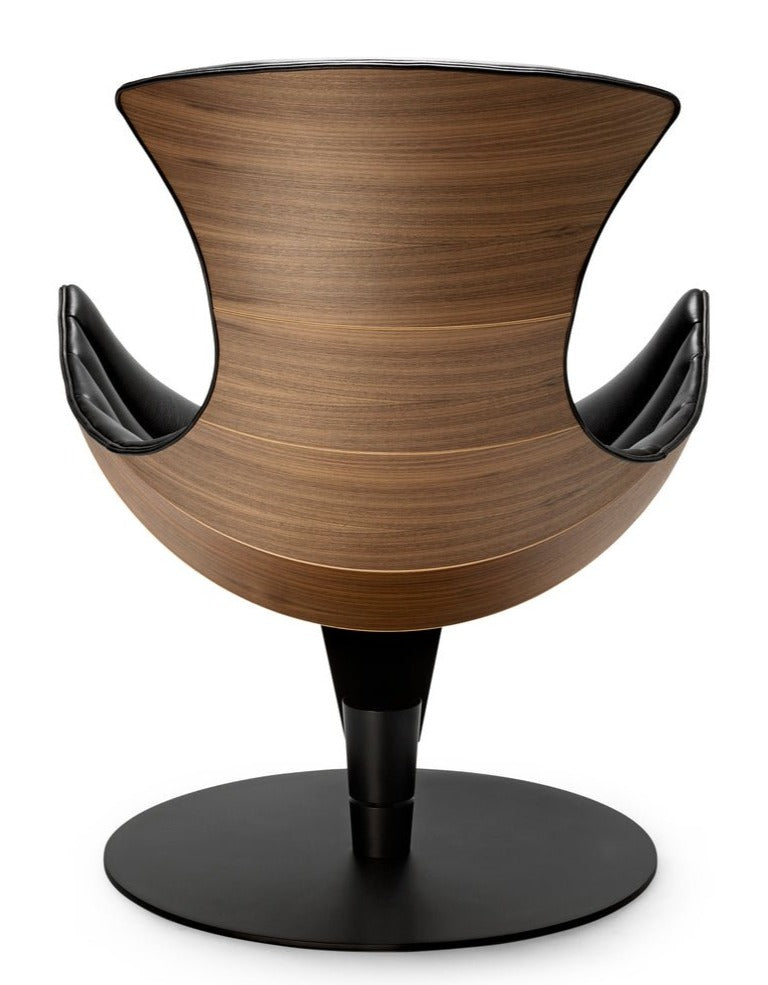 The Lobster Chair - Bruunmunch - Chairs - Lobster Chair Only - Walnut Veneer - Satin Chrome Steel - HORNE