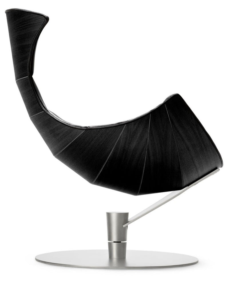 The Lobster Chair - Bruunmunch - Chairs - Lobster Chair Only - Walnut Veneer - Satin Chrome Steel - HORNE