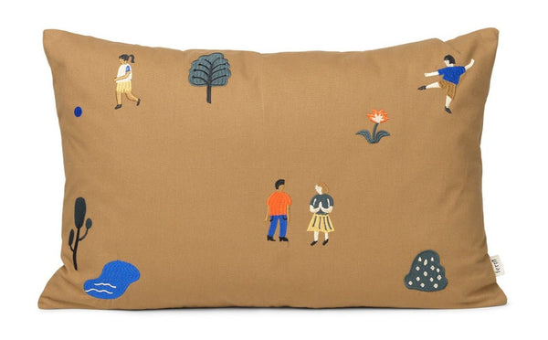 The Park Cushion - Ferm Living - Bedding + Pillows - Sugar Kelp - HORNE