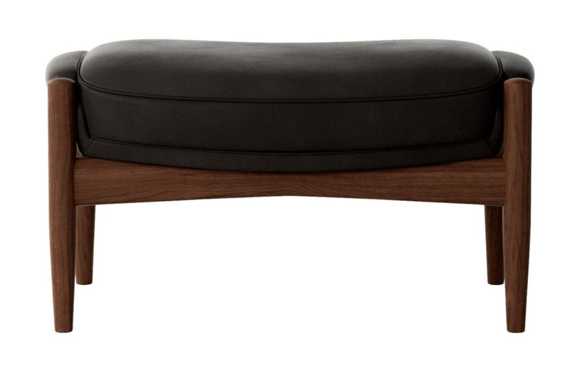 The Seal Ottoman - Audo Copenhagen Stools + Benches + Ottomans - Natural Oak - Dakar Leather - 0329 Brown - HORNE
