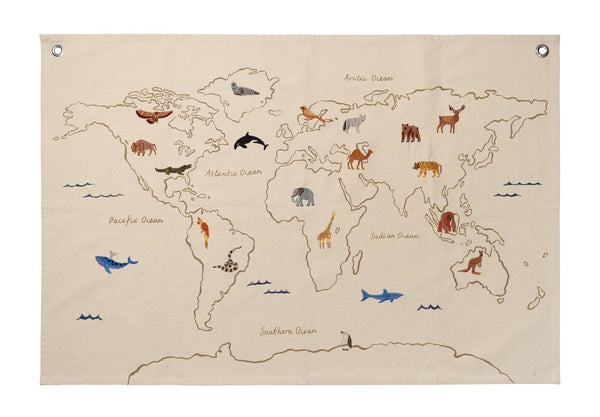 The World Textile Map - Ferm Living - HORNE