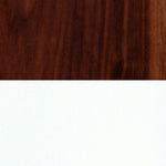 Walnut with White Lacquer Drawer