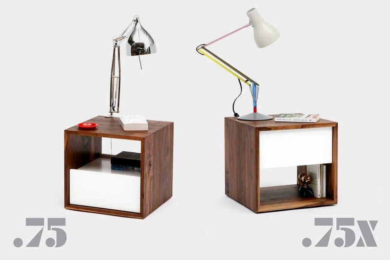 THN .75 Night Stand - Artless - Bedside Tables - Top - Solid Walnut with Walnut Drawer - HORNE