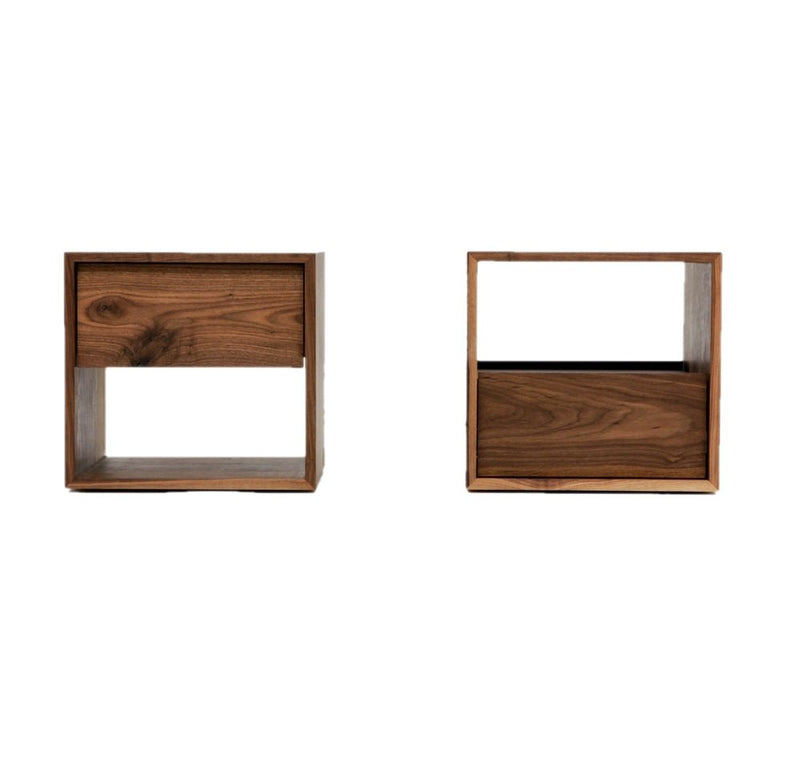 THN .75 Night Stand - Artless - Bedside Tables - Top - Solid Walnut with Walnut Drawer - HORNE