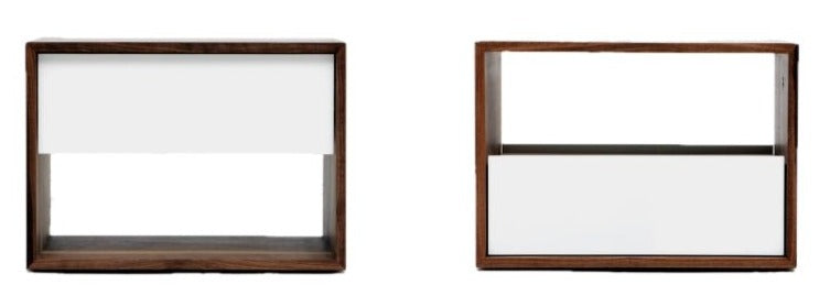 THN .85 Night Stand - Artless - Bedside Tables - Top - Solid Walnut with Walnut Drawer - HORNE