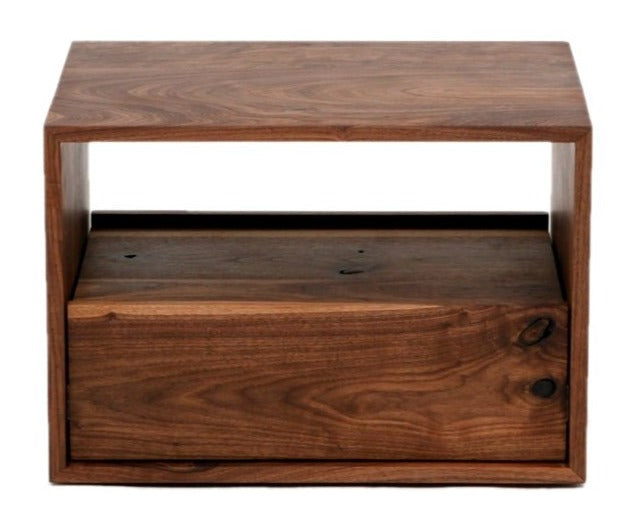 THN .85 Night Stand - Artless - Bedside Tables - Top - Solid Walnut with Walnut Drawer - HORNE