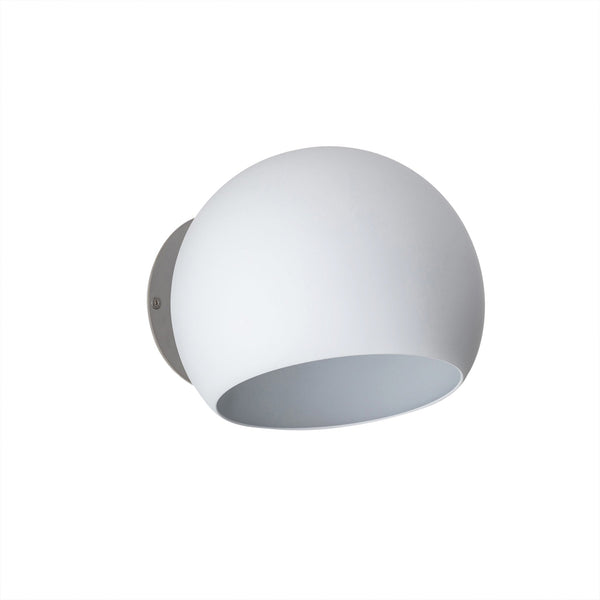 Tilt Short Globe Wall Light - Nyta - Pendants - Matte White - HORNE