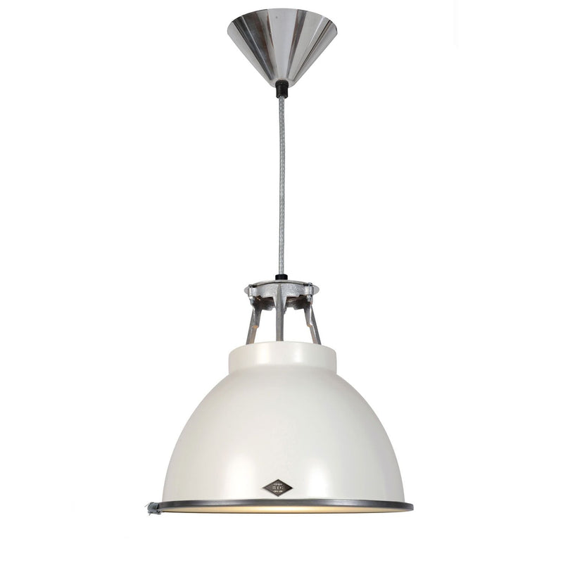 Titan 1 Pendant & Diffuser - White - Original BTC - Pendants - HORNE